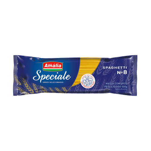 Massa com Ovos Santa Amália Speciale Spaghetti N°10 500 g