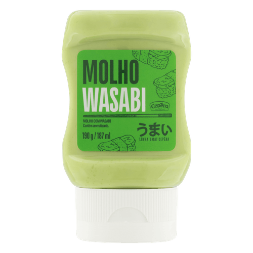 Molho com Wasabi Cepêra Umai Squeeze 190g