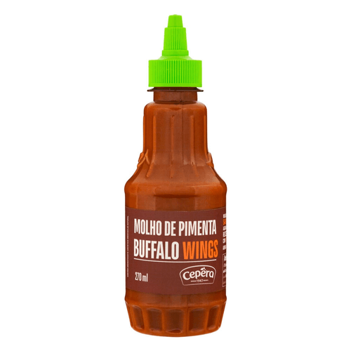 Molho de Pimenta Buffalo Wings Sabores Cepêra Squeeze 270ml