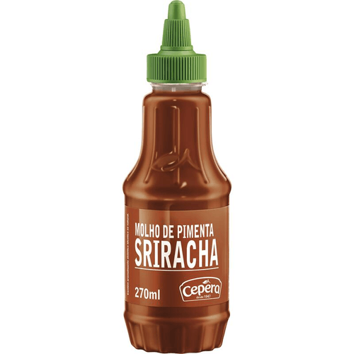 Molho de Pimenta Sriracha Sabores Cepêra Squeeze 270ml
