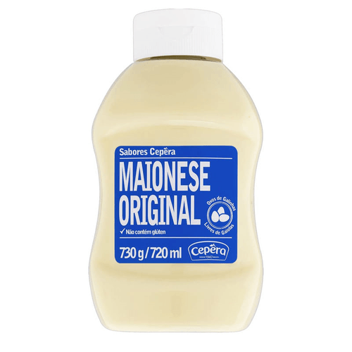Maionese Original Sabores Cepêra Squeeze 730g
