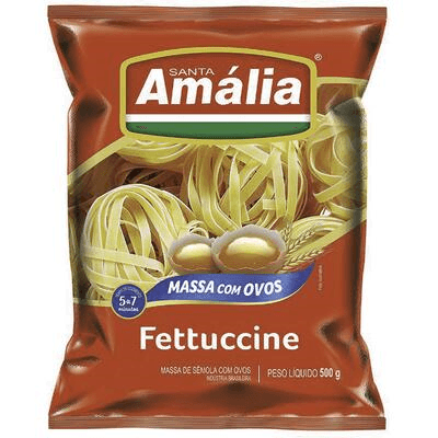 Massa com Ovos Santa Amália Fettuccine Ninho N°3 500 g