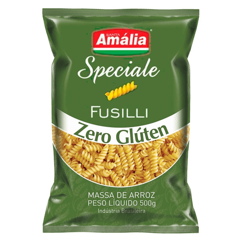 Massa de Arroz Santa Amália Zero Glúten Fusilli 500 g