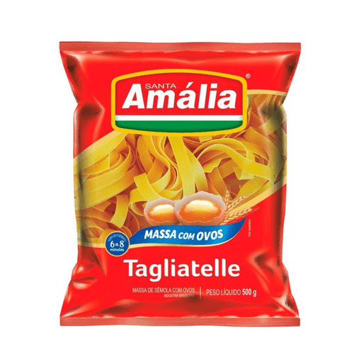 Macarrão com Ovos Santa Amália Tagliatelle Nº10 Pacote 500g