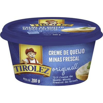 Creme de Queijo Minas Frescal Original Tirolez Pote 200g