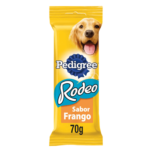 Petisco para Cães Adultos Frango Pedigree Rodeo Pacote 70g 4 Unidades