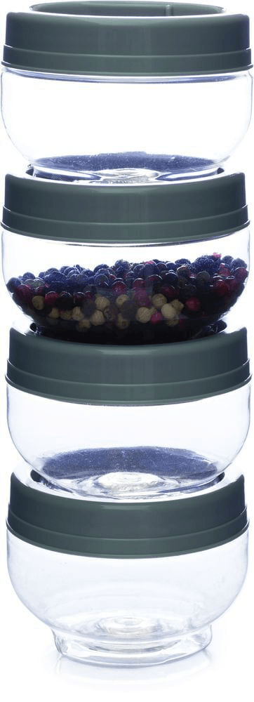 Conjunto-Pote-Plastico-Com-Tampa-Fendi-Redondo-155ml-Plasutil-Gire-E-Trave-4-Unidades