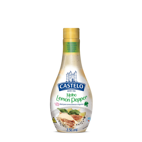 Molho Salada Castelo 236ml Lemon Pepper