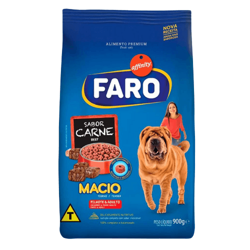 Ração Cão Faro Macio Adulto e Filhote 900g