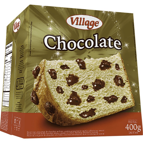 Panetone Village Chocolate Caixa 400g