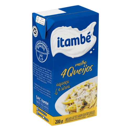 Molho Lácteo 4 Queijos Itambé Caixa 200g