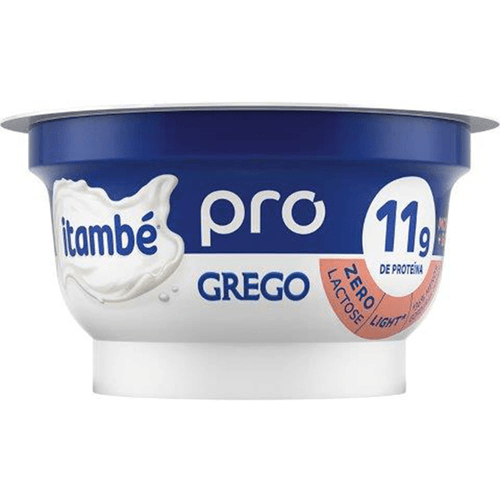 Iogurte Grego Itambé Pro Banana e Morango Zero Lactose 120g