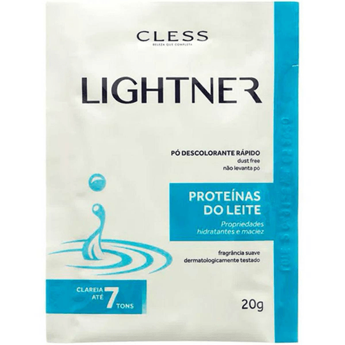 Descolorante Rápido Pó Proteínas do Leite +9 Suave Lightner Envelope 20g