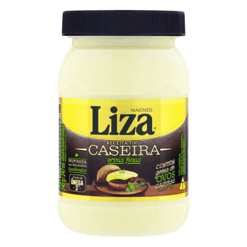 Maionese Caseira Ervas Finas Liza Pote 240g