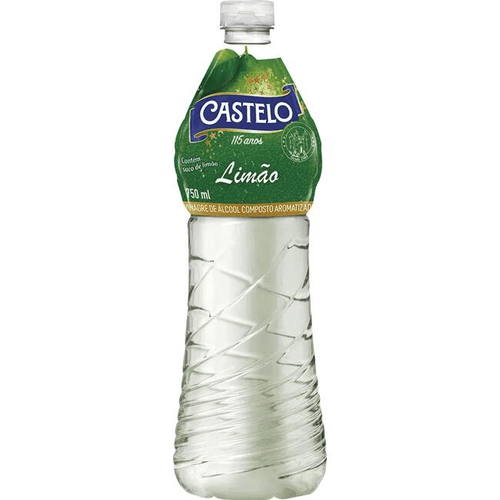 Vinagre De Álcool Com Limão Pet Castelo 750ml