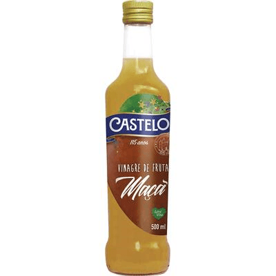 Vinagre de Fruta Maçã Leve Vita Castelo 500ml