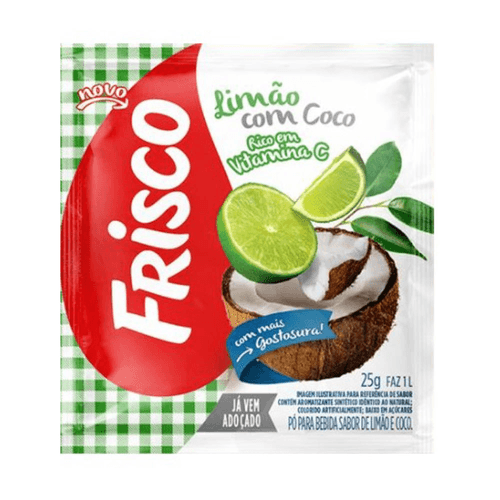 Refresco em Pó Frisco Limão e Coco 25g