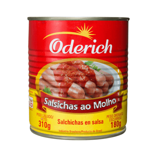 Salsicha Oderich 310g-lt Ao Molho