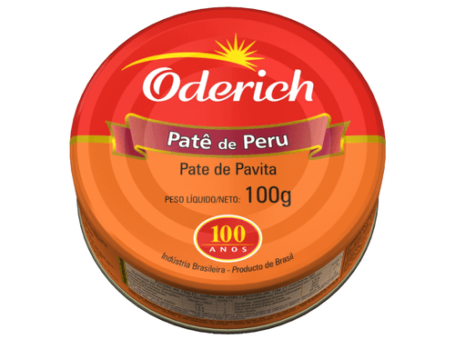 Patê Peru Oderich Lata 100g