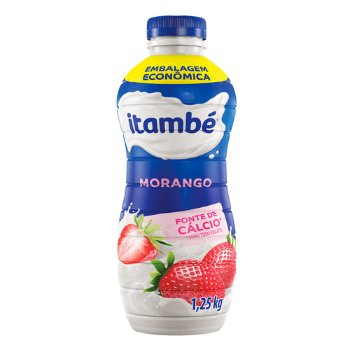 Iogurte Polpa Itambe 1250g Gratis 200g Morango