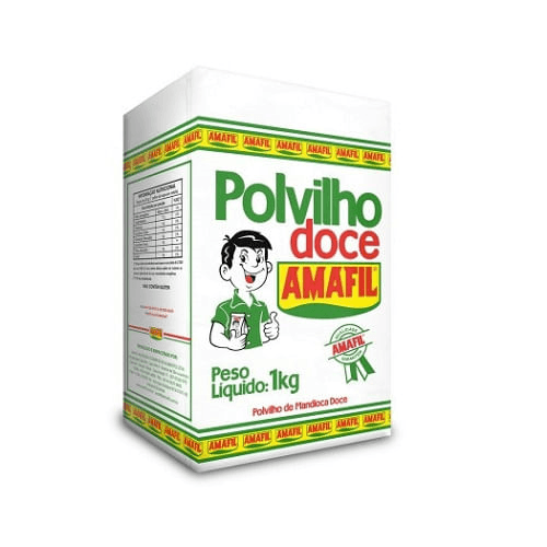 Polvilho De Mandioca Doce Amafil 1kg