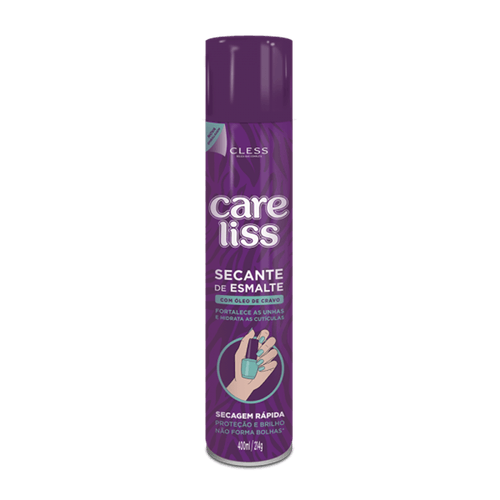 Secante de Esmalte com Óleo de Cravo Care Liss Frasco 400ml Spray