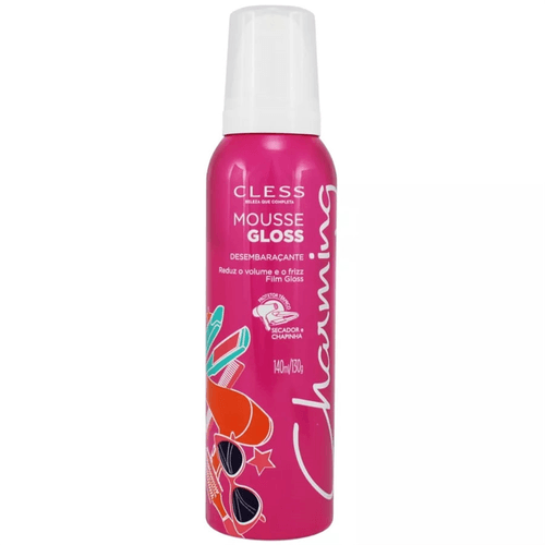 Mousse Fixadora Gloss Cabelo Charming 140ml