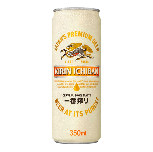 Cerveja Lager Premium Kirin Ichiban Lata 350ml