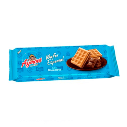 Wafer Recheio Chocolate Aymoré Premium Pacote 80g