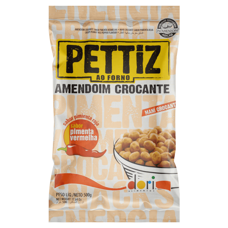 Amendoim-Crocante-Pimenta-Vermelha-Dori-Pettiz-Pacote-500g