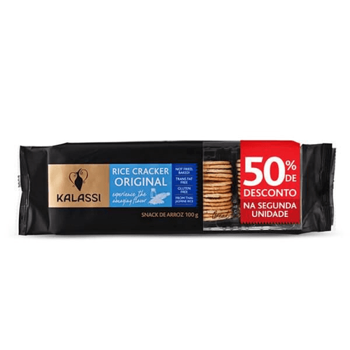 Snack Kalassi Original Sem Glúten 100g 50% 2° Unidade