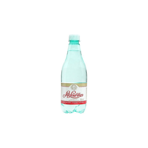 Água Mineral Natural com Gás São Lourenço Garrafa 510ml