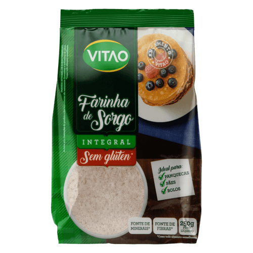 FAR SORGO INTEG S/GLUTEN VITAO 250G -PC