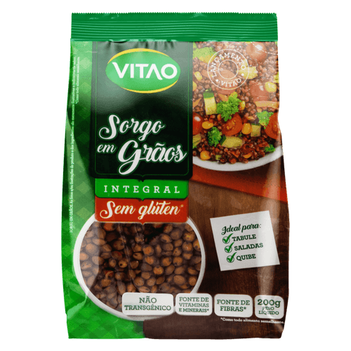 GRAO SORGO INTEG VITAO 200G-PC S/GLUTEN