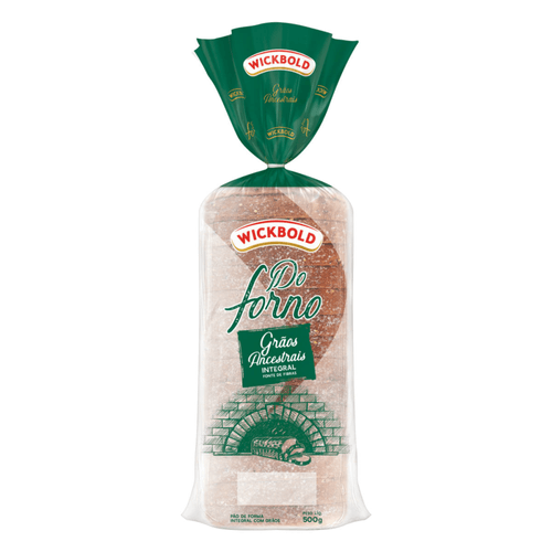 Pão de Forma Integral Grãos Ancestrais Wickbold Do Forno Pacote 500g