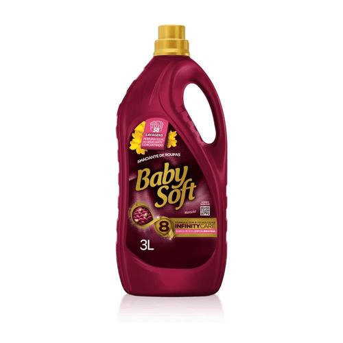 Amaciante de Roupas Baby Soft Marsala 3L