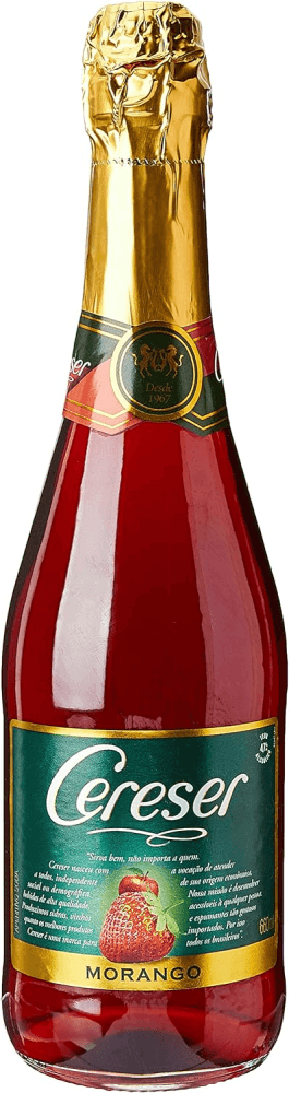 Aperitivo Soda Filtrado Doce Brasileiro Morango Cereser Garrafa 660ml