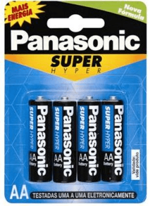 Pilha Panasonic SuperHyper AA 8un