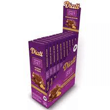 Chocolate Diet Diatt Passas ao Rum Tablete 25g