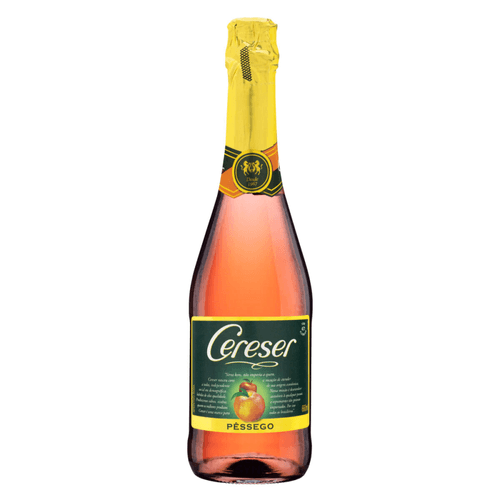 Aperitivo Soda Filtrado Doce Brasileiro Pêssego Cereser Garrafa 660ml