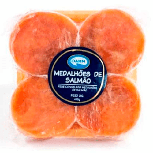 Medalhão de Salmão Damm Congelado 400g