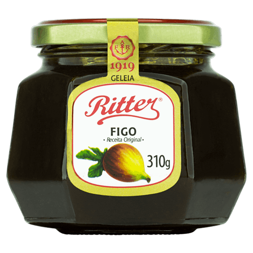 Geleia Ritter Tradicional Com Pedaços De Figo Vidro 310g