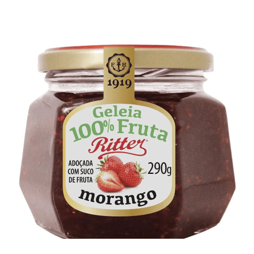 Geleia Ritter 100% Fruta Morango 290g