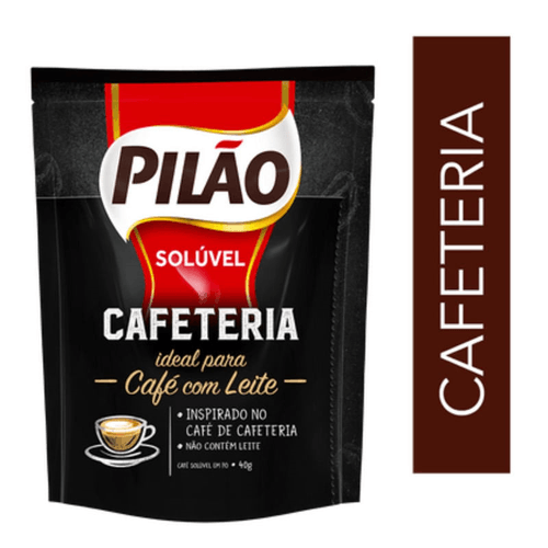 Café Solúvel em Pó Pilão Cafeteria Sachê 40g