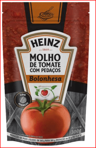 Molho De Tomate Heinz Com Pedaços Bolonhesa 300g