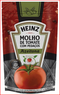 Molho de Tomate Heinz Azeitona 300g