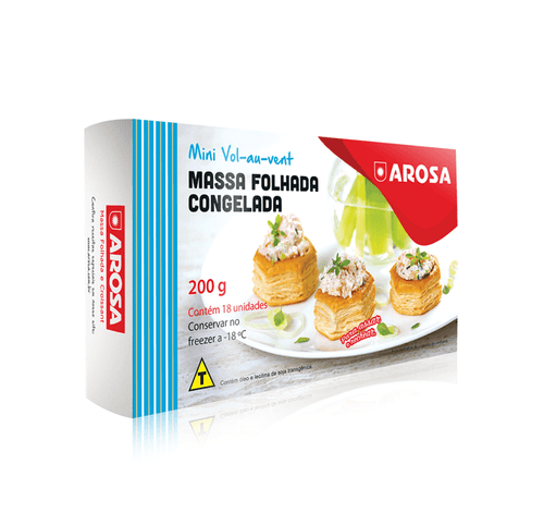 MASSA FOLHADA AROSA 200G- MINI VOL AU VEN