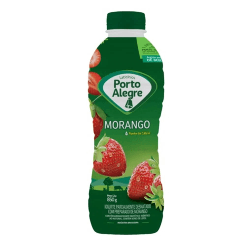 Iogurte Líquido Porto Alegre Morango 850g