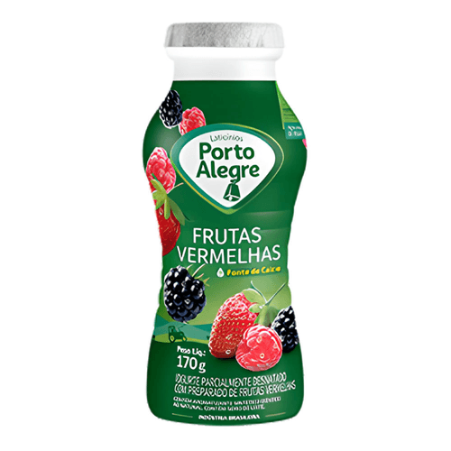 Iogurte Líquido Porto Alegre Frutas Vermelhas 170g