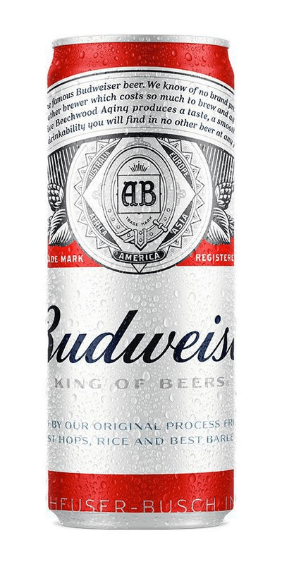 Cerveja Budweiser American Lager 350ml Lata